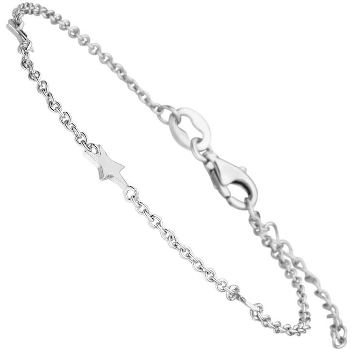Armband mit 3 Sternen 925 Silber
