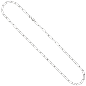 5mm Halskette Anker-Weit-Rechteck Kette aus 925 Sterling Silber diamantiert 45cm 5mm Halskette Anker-Weit-Rechteck Kette aus 925 Sterling Silber diamantiert 45cm