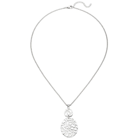 Halsschmuck Halskette Collier Kette mit Anhänger aus Edelstahl 42-46cm Halsschmuck Halskette Collier Kette mit Anhänger aus Edelstahl 42-46cm