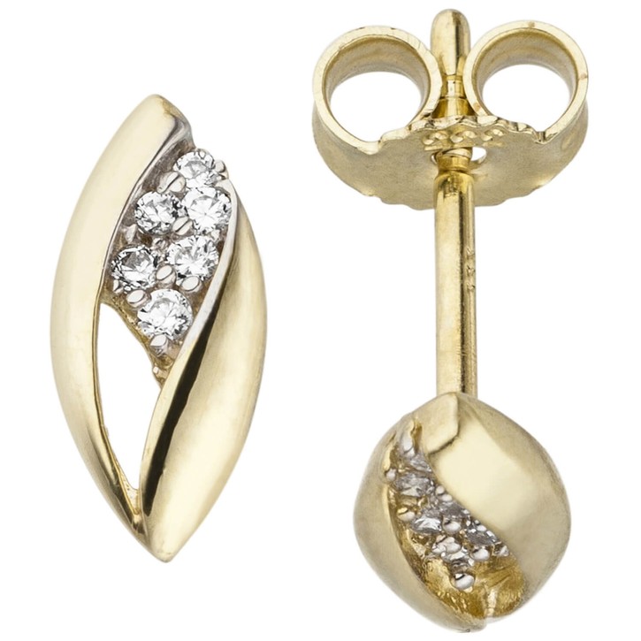 Schmuck-Set aus 333 Gelbgold mit Kette 45cm