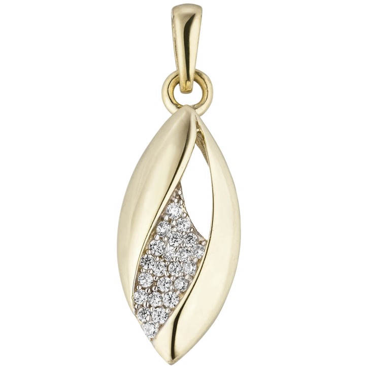 Schmuck-Set aus 333 Gelbgold mit Kette 45cm