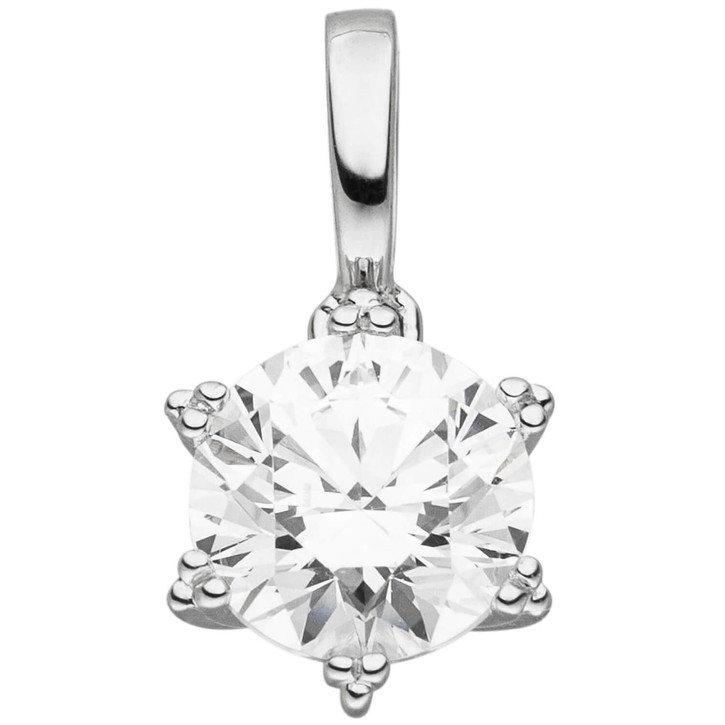 Schmuck-Set Stern 333 Weißgold mit Kette 45cm