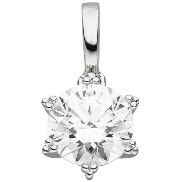 Schmuck-Set Stern 333 Weißgold mit Kette 45cm