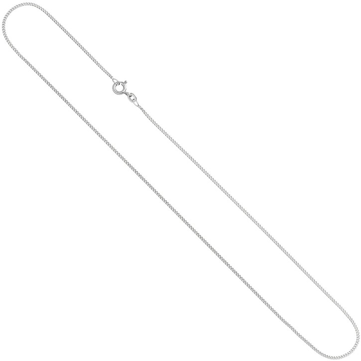 Schmuck-Set 333 Weißgold Süßwasser Perlen Kette 45cm
