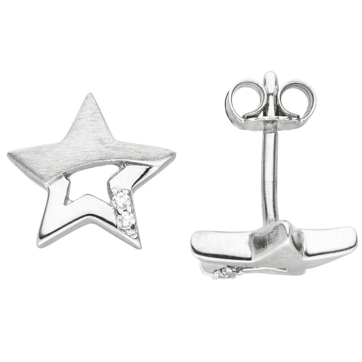 Kinder Schmuck-Set Stern 925 Silber mit Kette 42cm