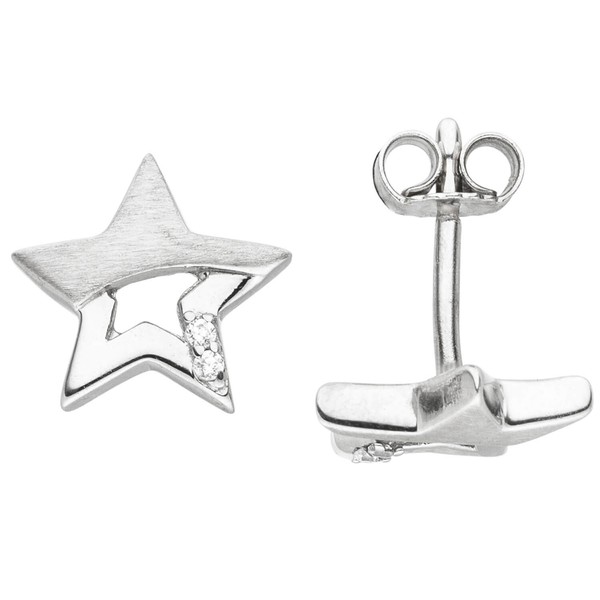Kinder Schmuck-Set Stern 925 Silber mit Kette 42cm