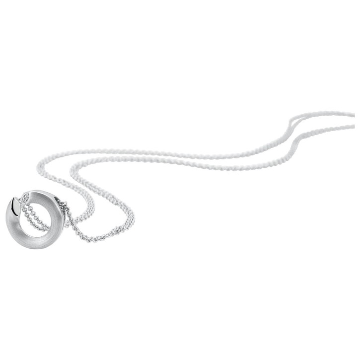 Anhänger 16.6mm aus 585 Weißgold 3 Diamanten