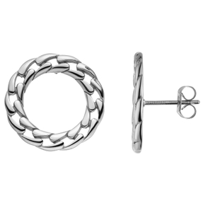 Paar Ohrringe Ohrstecker Kreise aus Edelstahl Ø 20mm Ohrschmuck Paar Ohrringe Ohrstecker Kreise aus Edelstahl Ø 20mm Ohrschmuck