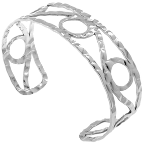 Armspange offener Armreif Armschmuck aus Edelstahl 43,9x61,7mm, B: 19,2mm Armspange offener Armreif Armschmuck aus Edelstahl 43,9x61,7mm, B: 19,2mm