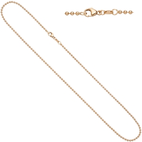 2mm Kugelkette Halskette Collier Halsschmuck aus 585 Gold Rotgold 45cm 2mm Kugelkette Halskette Collier Halsschmuck aus 585 Gold Rotgold 45cm