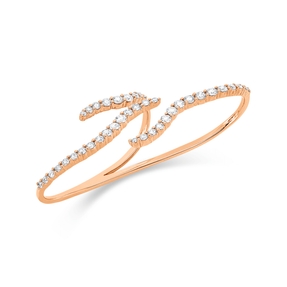 Ring aus 750 Gold Rotgold 40 Brillanten 2,25ct TW-VSI/SI B:22,5mm