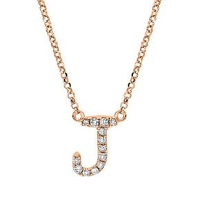 Collier aus 750 Gold Rotgold 13 Brillanten 0,06ct TW-SI L:43,2cm
