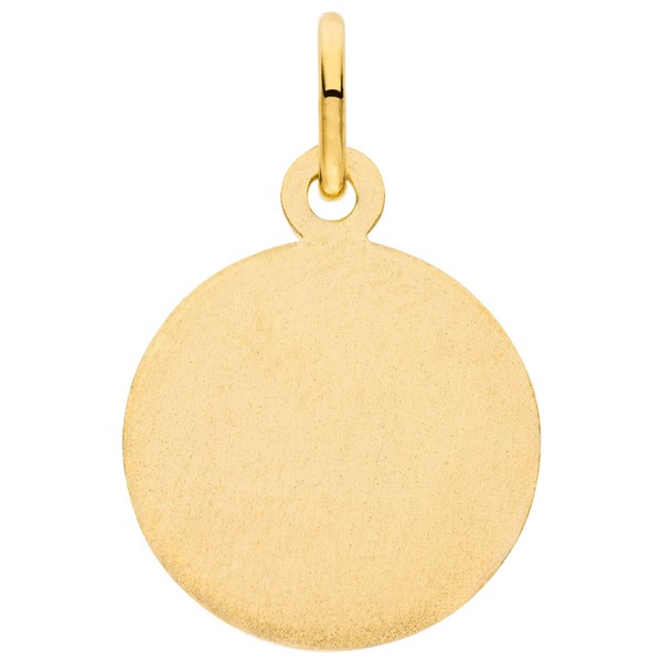 Anhänger Krebs aus 333 Gold Gelbgold mattiert rund