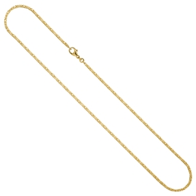 1,8mm Königskette Halskette Collier aus 333 Gold Gelbgold massiv 45cm 1,8mm Königskette Halskette Collier aus 333 Gold Gelbgold massiv 45cm