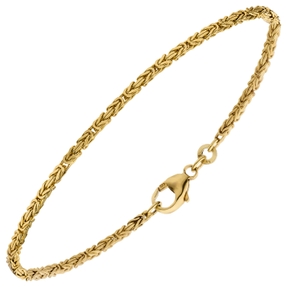 1,8mm Armband Königskette aus 333 Gold Gelbgold 18,5cm Armschmuck Armkette 1,8mm Armband Königskette aus 333 Gold Gelbgold 18,5cm Armschmuck Armkette