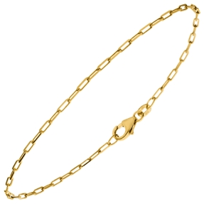1,6mm Armband Weit-Ankerkette aus 585 Gold Gelbgold massiv diamantiert 19cm 1,6mm Armband Weit-Ankerkette aus 585 Gold Gelbgold massiv diamantiert 19cm