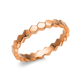 Ring aus 750 Gold Rotgold B:3mm