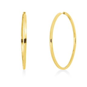 Creolen aus 585 Gold Gelbgold 48x2mm