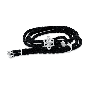 Armband aus 750 Gold Weißgold 75 Brillanten 0,44ct F-SI/PI B:11mm