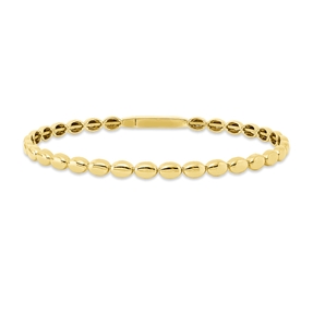 Armreif aus 585 Gold Gelbgold 46x57mm poliert