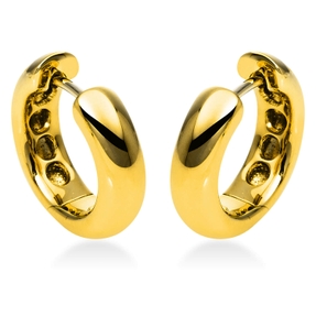 Creolen aus 750 Gold Gelbgold 14,5x3,8mm
