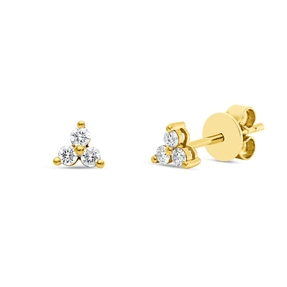 Ohrstecker aus 750 Gold Gelbgold 6 Brillanten 0,21ct TW-SI 4,8x5,3mm Ohrstecker aus 750 Gold Gelbgold 6 Brillanten 0,21ct TW-SI 4,8x5,3mm