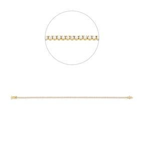 Armband aus 750 Gold Gelbgold 120 Brillanten 1ct TW-SI B:1,4mm L:18,5cm 4er-Krappe Armband aus 750 Gold Gelbgold 120 Brillanten 1ct TW-SI B:1,4mm L:18,5cm 4er-Krappe
