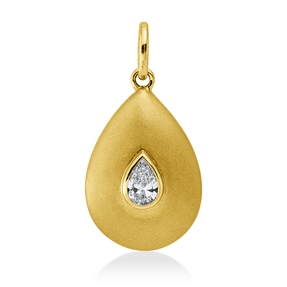 Solitaire Anhänger 585 Gelbgold Diamant Tropfen-Schliff 0,21ct TW-VSI 23,8x12,4mm Solitaire Anhänger 585 Gelbgold Diamant Tropfen-Schliff 0,21ct TW-VSI 23,8x12,4mm