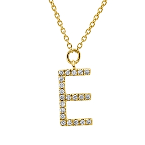 Collier aus 750 Gold Gelbgold 21 Brillanten 0,04ct W-SI L:45cm