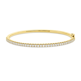 Armreif aus 750 Gold Gelbgold 39 Brillanten 1,62ct TW-VSI 54x60mm
