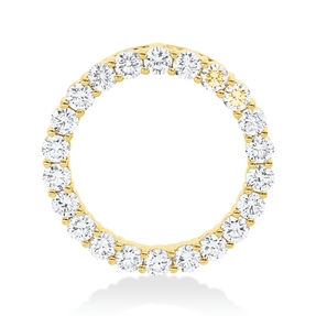 Anhänger aus 750 Gold Gelbgold 22 Brillanten 1,61ct TW-VSI/SI 22x21,9mm