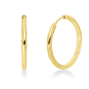 Creolen aus 750 Gold Gelbgold 19,8x1,6mm