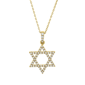 Collier aus 750 Gold Gelbgold 52 Brillanten 0,27ct F-VSI/SI L:42cm