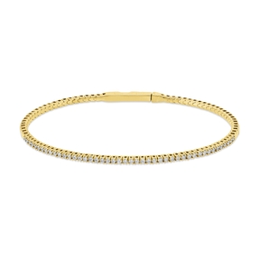Armreif aus 750 Gold Gelbgold 45 Brillanten 0,5ct TW-SI 50x63mm Armreif aus 750 Gold Gelbgold 45 Brillanten 0,5ct TW-SI 50x63mm
