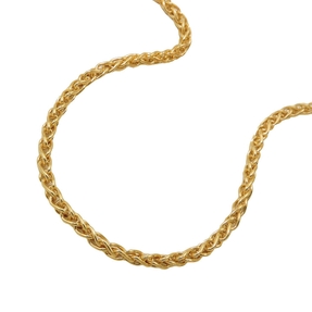 2,3mm Armband Armkette Zopfkette aus 9Kt 375 Gold Gelbgold 19cm