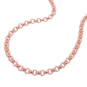 2,5mm Erbs-Armband Armkette Erbskette aus 14Kt 585 Gold Rotgold 19cm