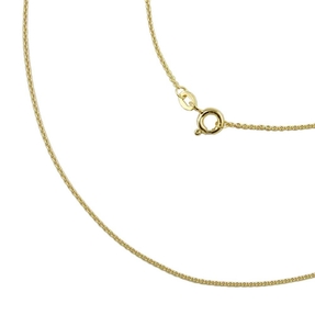 1,1 Rund-Ankerkette Halskette Collier aus 9Kt 375 Gold Gelbgold 42cm