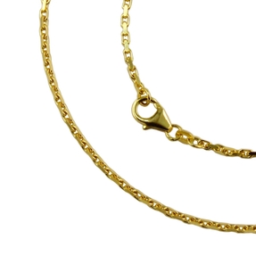 1,8mm Armband Ankerkette Armkette aus 14Kt 585 Gold Gelbgold diamantiert 18,5cm 1,8mm Armband Ankerkette Armkette aus 14Kt 585 Gold Gelbgold diamantiert 18,5cm