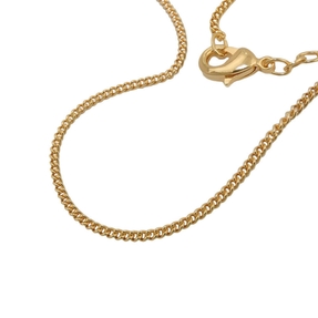 1,7mm Panzerkette Halskette Collier 9Kt 375 Gold Gelbgold flach diamantiert 50cm 1,7mm Panzerkette Halskette Collier 9Kt 375 Gold Gelbgold flach diamantiert 50cm