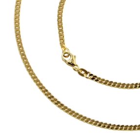 2,4mm Flachpanzer Armband aus 14Kt 585 Gold Gelbgold diamantiert 18,5cm 2,4mm Flachpanzer Armband aus 14Kt 585 Gold Gelbgold diamantiert 18,5cm