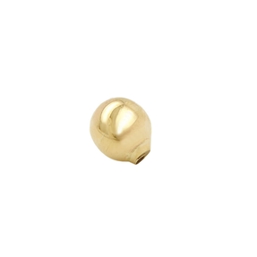 Ersatzteil für Piercing Kugel 5mm Piercingkugel glänzend 9K 375 Gold Gelbgold