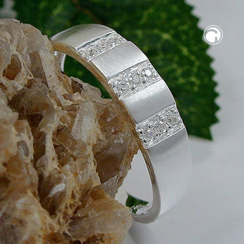 Ring mit Zirkonia 925 Silber
