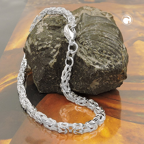 3mm Armband Königskette Armkette 925 Silber 18cm