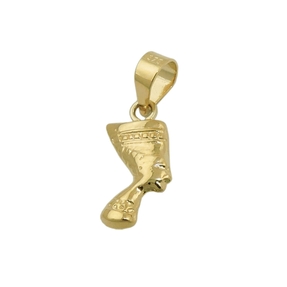 Anhänger Nofretete - ägyptische Königin, glänzend, 375 Gold Gelbgold Anhänger Nofretete - ägyptische Königin, glänzend, 375 Gold Gelbgold