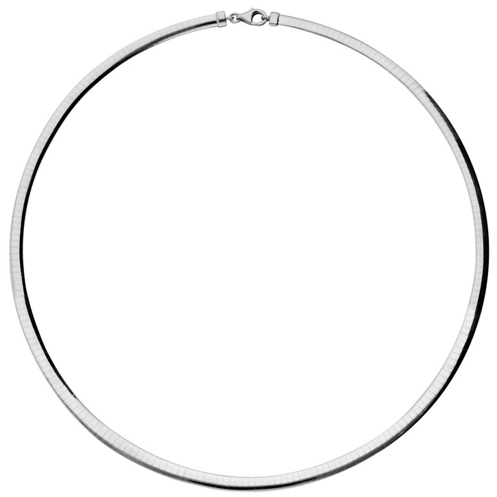 4mm Wendeomegareif 585 Gold bicolor 42cm