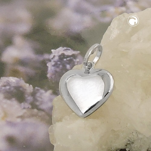 Anhänger Herz Herzchen glänzend 925 Silber
