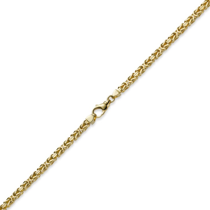 5mm Armband Königskette 585 Gelbgold 22cm
