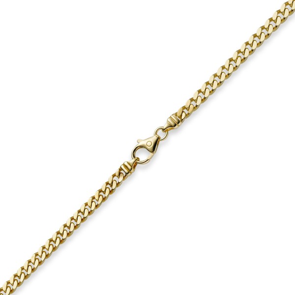 4mm Panzerarmband 585 Gelbgold 19cm