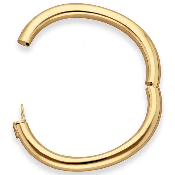 Armreif aus 585 Gold Gelbgold 8mm breit schlicht