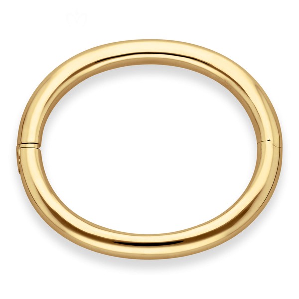 Armreif aus 585 Gold Gelbgold 8mm breit schlicht